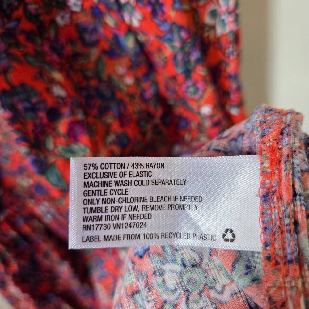 NWOT UNIVERSAL THREAD BOHO FLORAL SURPLICE V NECK TANK MAXI TIERED DRESS SZ M - Picture 12 of 15